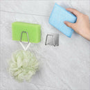 Kitchen Sponge Storage Shelf and Stainless Steel Pot Strainer with Handle