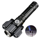 Bright Bicycle Cycle LED Light Headlight Flashlight Metal Shell USB Rechargeable