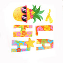 Summer Aloha Hawaiian Tropical Pine  Garland Bunting Home Party Banners 3C