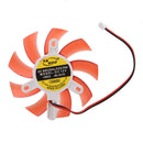 Computer Red Plastic VGA Video Card DC 12V Brushless Cooling Fan P5M9