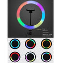 10" LED  Light with Remote Selfie Stick Tripod Stand Phone Clamp for Makeup