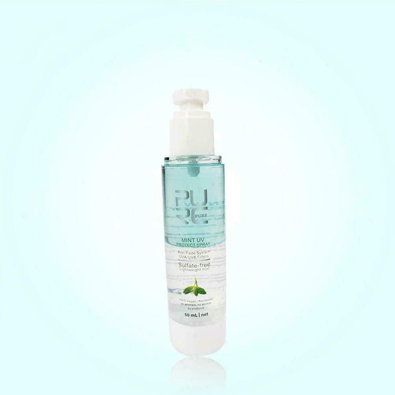 Mint UV Protect Spray Against UV Protect Damaged Frizzy Replenishes and I6B6