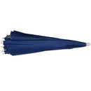 26" Diameter Elastic Band Fishing Headwear Umbrella Hat Dark Blue H7T2