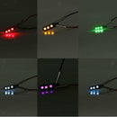 10x Red T10 5050 6SMD RGB W5W 192 168 LED Width Lamp Exterior Lights Bulb