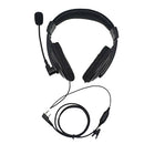 2x Professional Noise Cancelling Overhead Headphones for 2Pin Baofeng Black