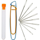 9 Pcs Large-Eye Blunt Needles with 2 Pcs Yarn Stitch Holders, Knitting Need