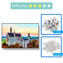Swan Stone Castle Picture Puzzles 1000pcs Kids DIY Educational Jigsaw Toys
