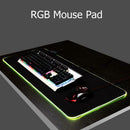 Large LED RGB Mouse Pad Rubber Lighting Gaming Mousepad Desktops Mice Mat