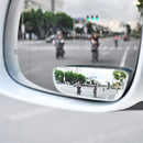 2Pcs Car Rearview Mirror Blind Spot Side Rear View Convex Wide Angle Adjustable
