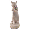 Sandstone Ancient Egyptian Mau Cat Statue Sculpture Hand Carved Engraving