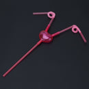 Creative Love Heart Lover Birthday Bar Straw Wedding Decor Party Supplies