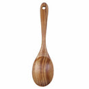 Housewares Socorro Salad Servers,Wood,Natural Y4O3