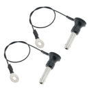 2xBall Head Lock Quick Release Pin Push Button 8mm, 20mm Durable