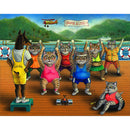 Cartoon Cat 5D DIY Full Round Drill Diamond Painting Handwork Mosaic Kits
