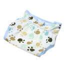 Baby Infants Breathable Soft Cotton Diaper Pants Reusable Nappy (Footprint) A