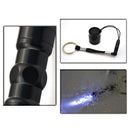 Portable Mini LED Flashlight Torch 3W Keychain Light Water Proof Black A