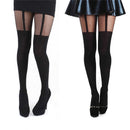 Fashion Women Temptation Sheer Mock Suspender Tights Pantyhose Stockings M&O