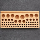 68 Holes Leather Wood Tool Storage Table Bench Rack Leather Holder Diy Tool