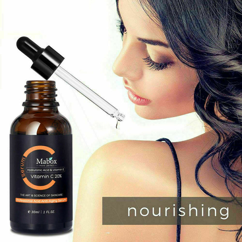 2019 New Mabox Acne Clarifying Serum Vitamin C 20% Acid L2C7 30ml D7D7