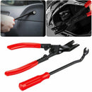 2 PIECE CAR UPHOLSTERY CLIP DOOR PANEL & TRIM REMOVAL TOOL KIT Removal Pry Set