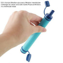 Military 99.99% Water Filter Purification Emergency Gear Straw Camping Hik.ES