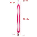 2in1 Nail Tips Buffer File Cuticle Trimmer Cuticle Pusher Remover Nail Tool  OZ