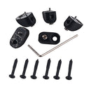 Pack of 6 Black Headless Electric Guitar Nuts Lock String DIY Luthier Supply