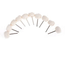 10pcs Wool Polishing Brush Grinding Wheel Brushes for Drill Rotary 3C