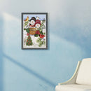 5D DIY Round Diamond Painting Snowman Cross Stitch Kit Home Decor (ST003)