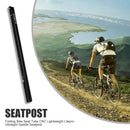 Folding Bike Seat Tube CNC Lightweight Litepro Ultralight Seatpost (Black)