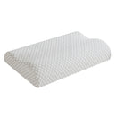 Bamboo Cervical Pillow Memory Foam Fabric Cover Bed Pillow Washable Style 3