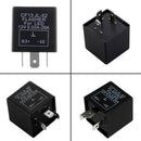 3Pin Electronic Car Flasher Relay CF13 JL-02 fix LED light Hyper Flash Blinking-