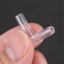 10pcs 4mm Connection Diameter Plastic Aquarium Bent Air Hose Clear E7C7
