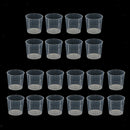 20pcs 20ml Plastic Mini Lab Cylinder Measuring Cup With Scale For Reptile