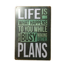 Metal Tin Slogan Sign Pub Home Poster Plaque Cafe Wall Door Hanging Plate 88
