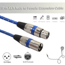 3 Pin XLR Male to Female Audio Extension Cable Wire for Microphone Amplifier
