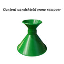 Ice Scraper Shovel Cone Shaped Car Windshield Snow Remover (01-04 Green) A