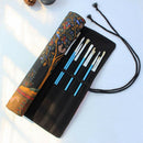 Waterproof Canvas Pen 15 Inches Artist Paint Brushes Case Roll Up Pen Holde L1F7