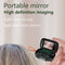 Mini Wireless Earbud Headset CVC Noise Canceling with Mic Mirror Flashlight