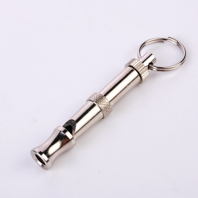 Dog Puppy Pet Whistle Ultrasonic Adjustable Sound Key Chain Training