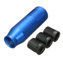 Universal car Aluminum Manual blue Gear Stick Shift Shifter Lever Knob 85mm