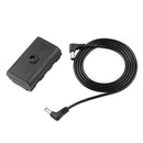DC Dummy Battery Coupler for NP-F970 NP-F770 F750 Camera Monitor Battery