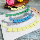 Novelty Scrapbooking Happy Birthday Bow Cutting Dies Craft Embossing Stencils FT