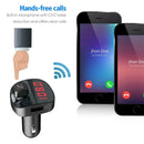 Bluetooth Car Hands-free Kit FM Transmitter MP3 Player Dual USB Charger