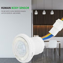 Closet PIR Sensor Detector Smart Switch 85-265V LED Infrared Motion Sensor
