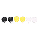 6pcs durable guitar picks for acoustic electric guitar bass clear plectrum JR