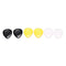 6pcs durable guitar picks for acoustic electric guitar bass clear plectrum JR
