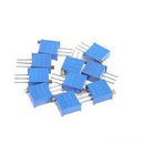 50pcs 3296W Precision Adjustable Resistor Set Useful MMJ