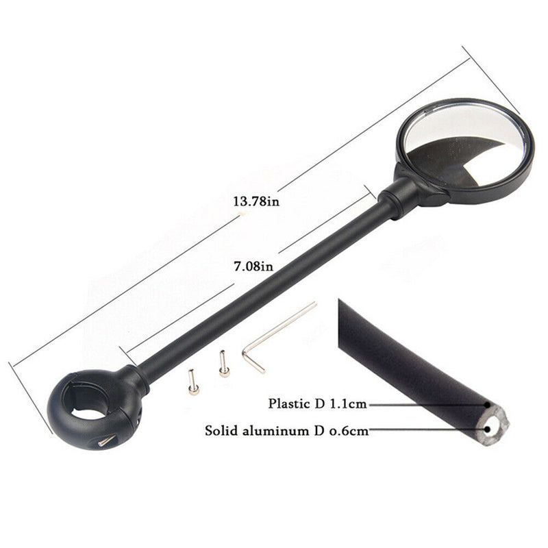 Bike Handlebar Rearview Mirror Bicycle Adjustable Cycling Motorcycle Universal