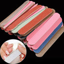 50 nail art colorful sanding file buffer for salon manicure  gel polisher tool Z